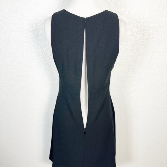 90s Nicole Miller Vintage Womens Babydoll Scoop Neck Mini Dress Black USA Made 6 - Picture 7 of 13